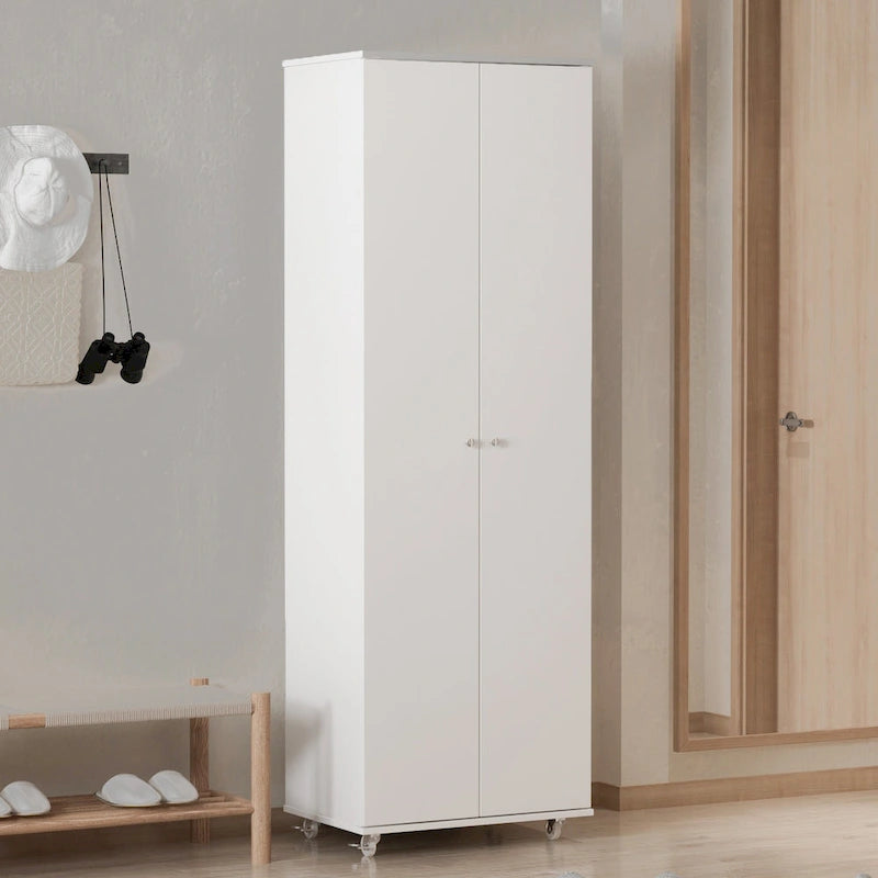 23.6 W 70.9High Shoe Cabinet, 8 Floors, Three Adjustable Boards