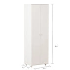 Meuble à chaussures étroit 8 couches noir/blanc pour 24 paires