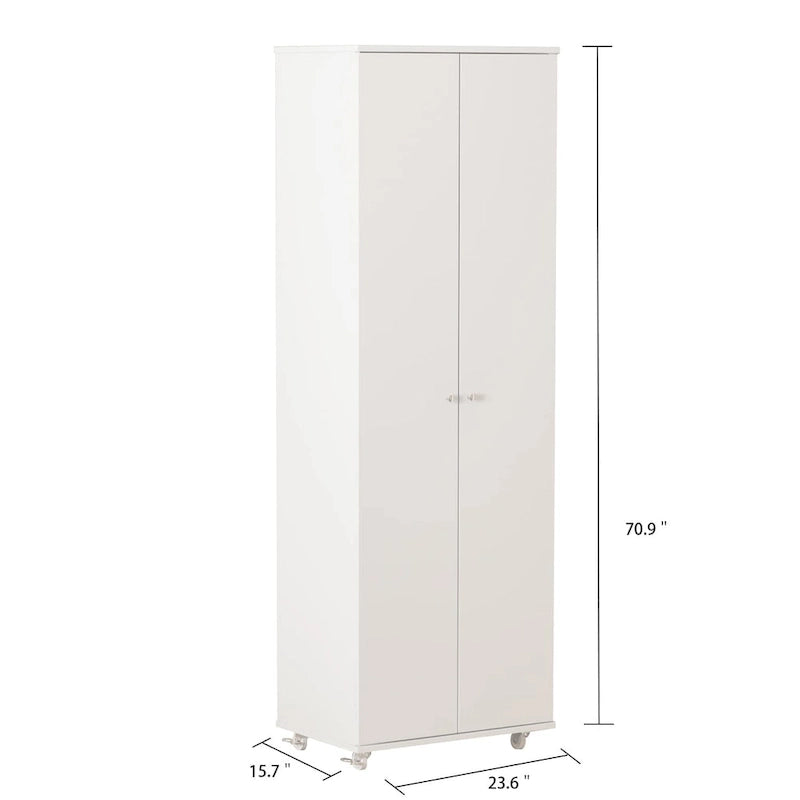 Meuble à chaussures étroit 8 couches noir/blanc pour 24 paires