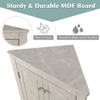 Meuble de rangement d'angle triangulaire en Chêne / Blanc / Bleu / Marron / Argent / Cappuccino avec étagères réglables – 1 personne