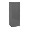 Meuble haut à porte simple — Gris / Blanc / Noir / Blanc cassé / Transparent / Marron — 38,1 cm L x 106,7 cm H x 30,5 cm P — À monter par 1 personne