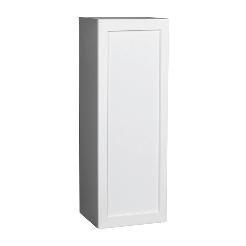 Meuble haut à porte simple — Gris / Blanc / Noir / Blanc cassé / Transparent / Marron — 38,1 cm L x 106,7 cm H x 30,5 cm P — À monter par 1 personne