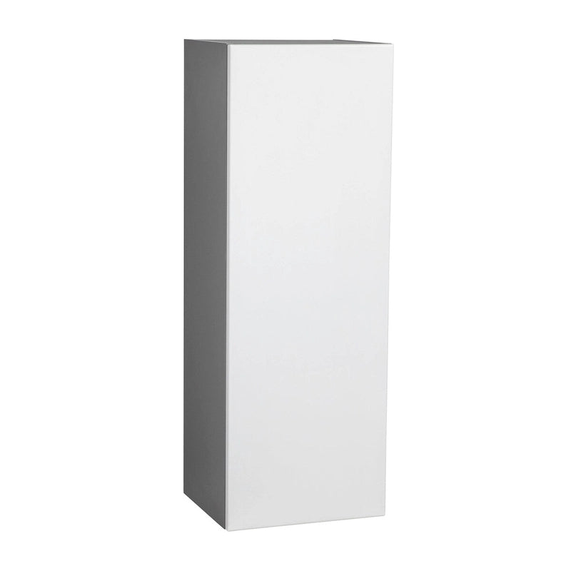 Meuble haut à porte simple — Gris / Blanc / Noir / Blanc cassé / Transparent / Marron — 38,1 cm L x 106,7 cm H x 30,5 cm P — À monter par 1 personne