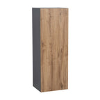 Meuble haut à porte simple — Gris / Blanc / Noir / Blanc cassé / Transparent / Marron — 38,1 cm L x 106,7 cm H x 30,5 cm P — À monter par 1 personne