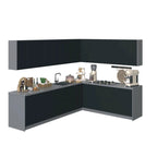 Kitchen Culinary Collection Black Color Base Size 10Ft Wide - 94x120