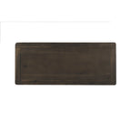 Meuble de rangement de style ferme gris clair/bleu marine antique/blanc délavé avec 2 tiroirs et 4 paniers en rotin