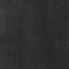 Buffet 4 portes en bois massif bicolore marron et blond – Piètement en fer argenté