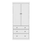 Garde-manger autoportant de cuisine de 195 cm – Gris / Crème / Blanc