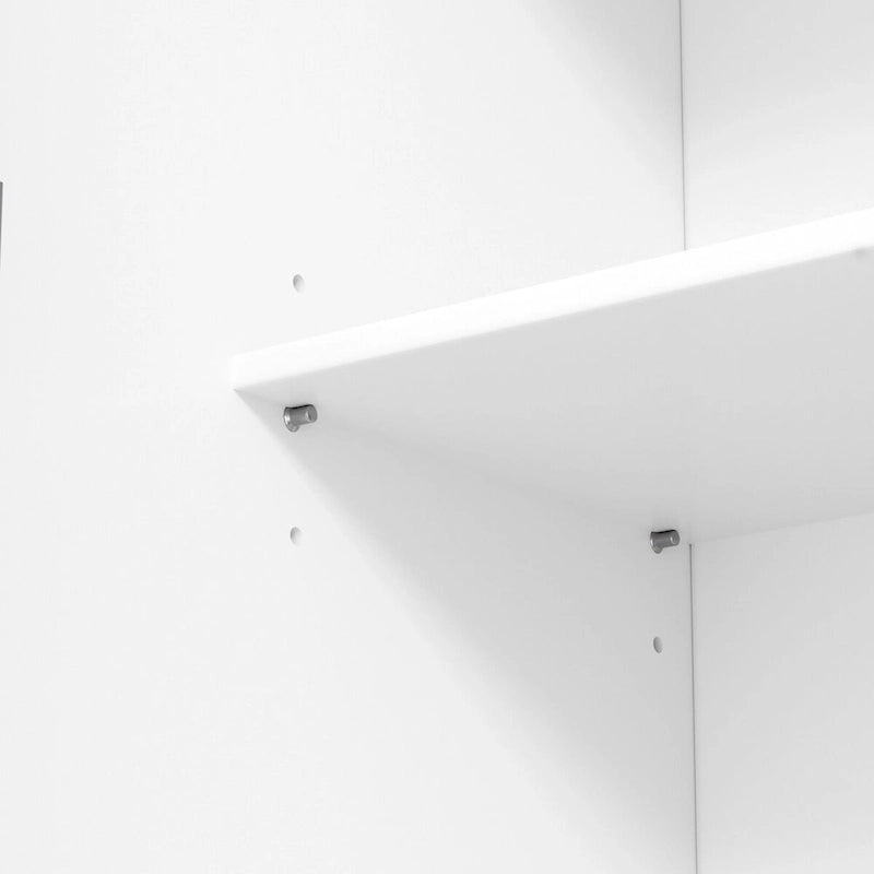 Garde-manger autoportant de cuisine de 195 cm – Gris / Crème / Blanc