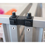 Meuble de rangement modulaire blanc/noir – 6 bacs, 2 modules
