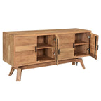 Buffet en bois massif à bords bruts - 2 portes, 175 cm
