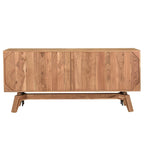 Buffet en bois massif à bords bruts - 2 portes, 175 cm