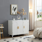 Sideboard Buffet cabinet with 3 doors and removable shelves, for living room, dining room