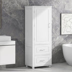 Meuble haut de salle de bain blanc, 1 personne, 2 tiroirs