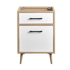 Meuble-lavabo simple de 24 po Chêne blanc