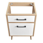 Meuble-lavabo simple de 24 po Chêne blanc