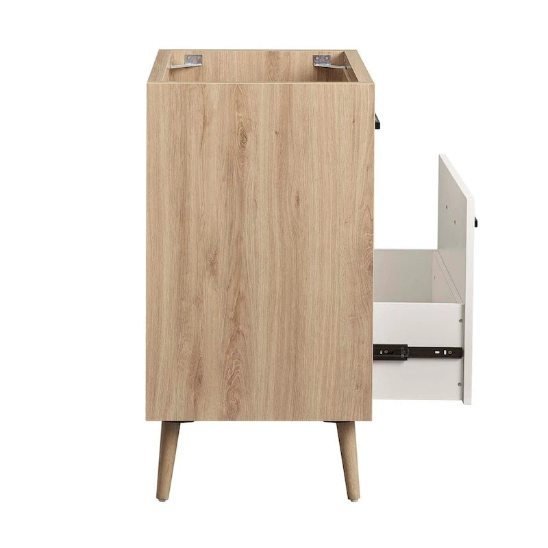 Meuble-lavabo simple de 24 po Chêne blanc