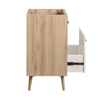 Meuble-lavabo simple de 24 po Chêne blanc