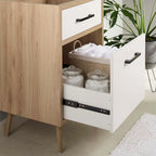 Meuble-lavabo simple de 24 po Chêne blanc